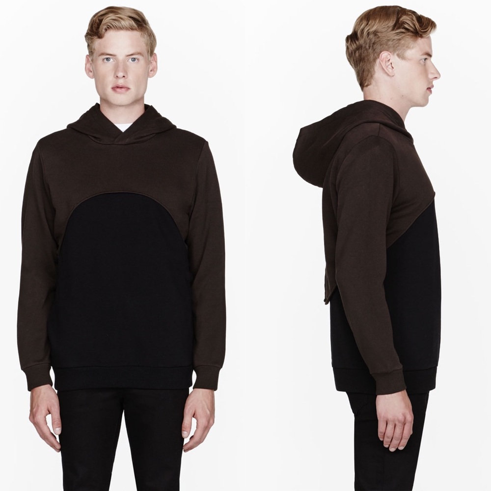 Givenchy Cropped Layered Hooded Sweatshirt